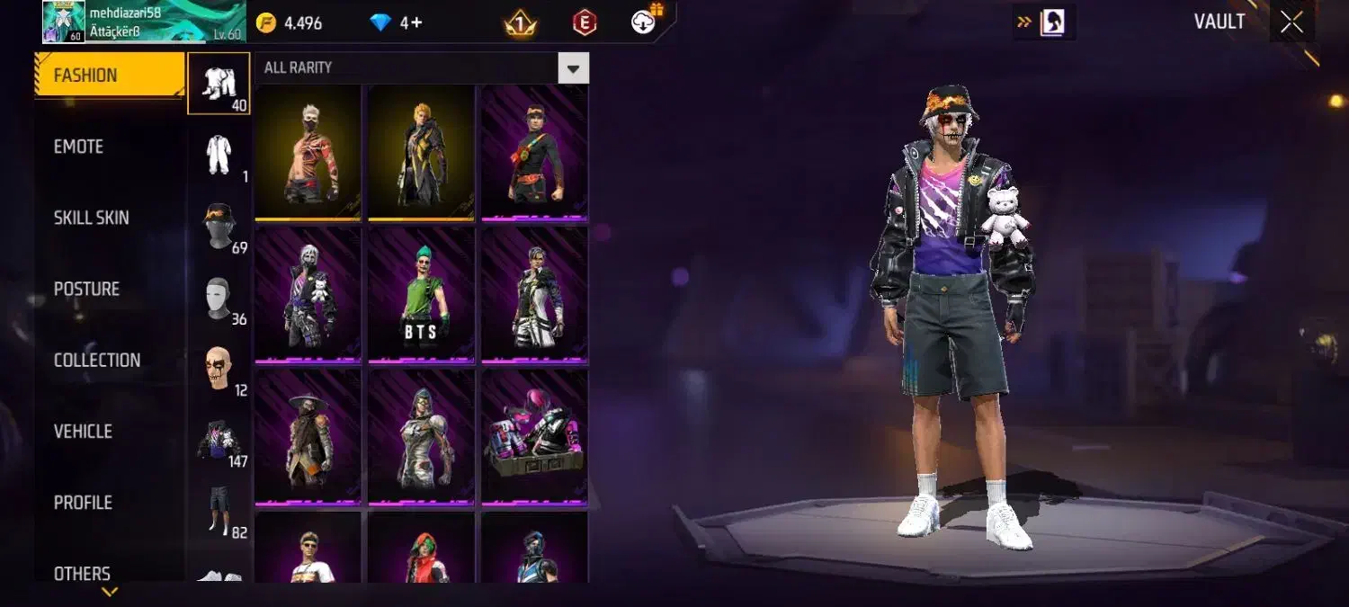 اکانت فری فایر|کنسول، بازی ویدئویی و آنلاین|زابل, |دیوار