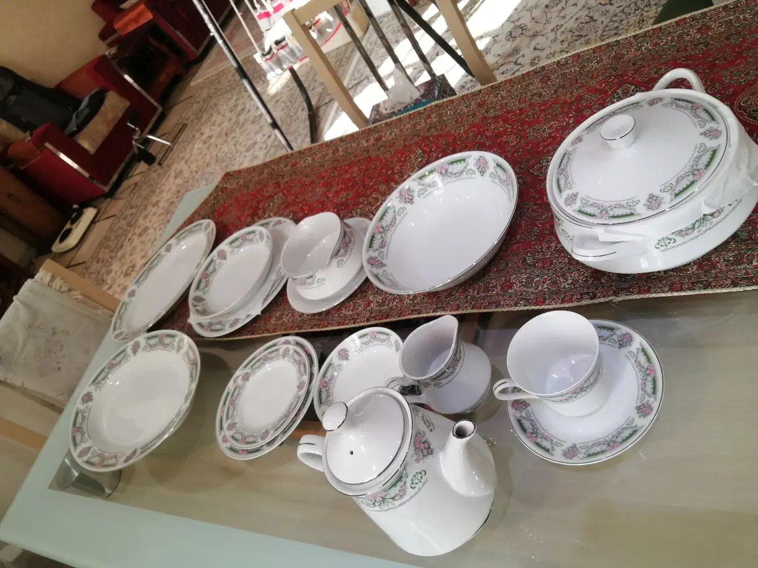 سرویس چینی یاماسن ژاپن 12 نفره|ظروف سرو و پذیرایی|تهران, والفجر|دیوار