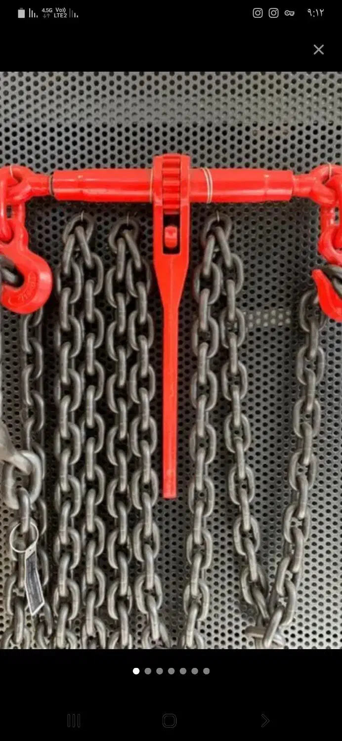 زنجیر ۹ متری برای کانتینر وتریلی مارک امریکای|قطعات یدکی و لوازم جانبی|همدان, |دیوار