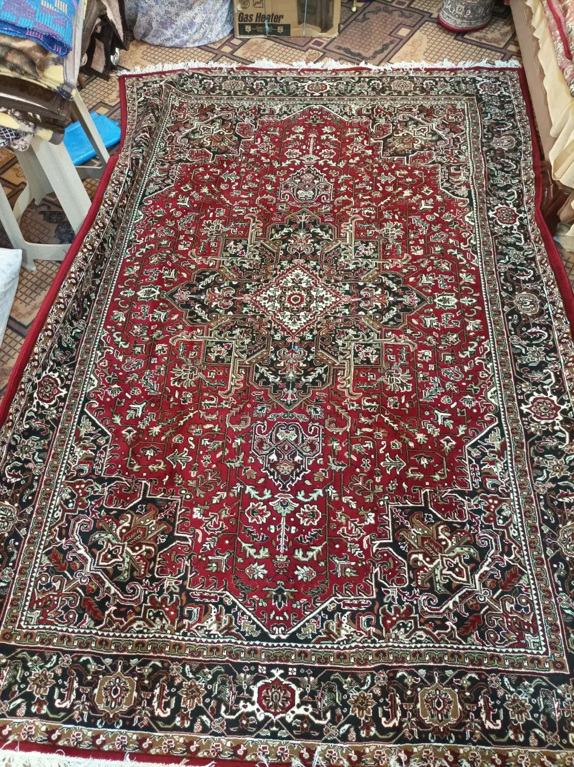 دو تخته فرش ماشینی 2*3 در حد نو.|فرش|باسمنج, |دیوار