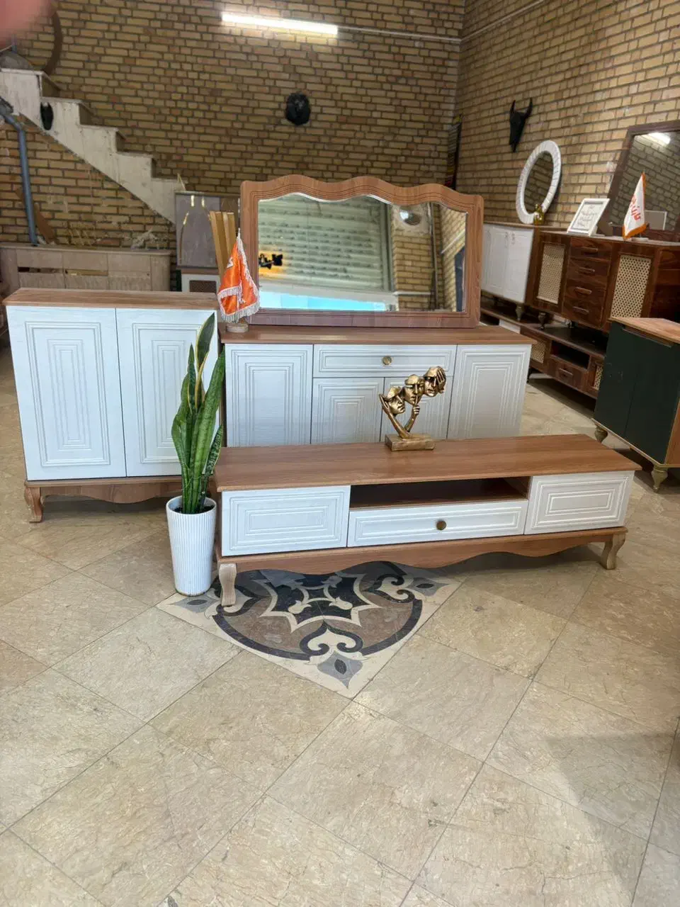 اینه کنسول وکیوم(ست کامل)|بوفه، ویترین، کنسول|تهران, شهرک ولیعصر جنوبی|دیوار