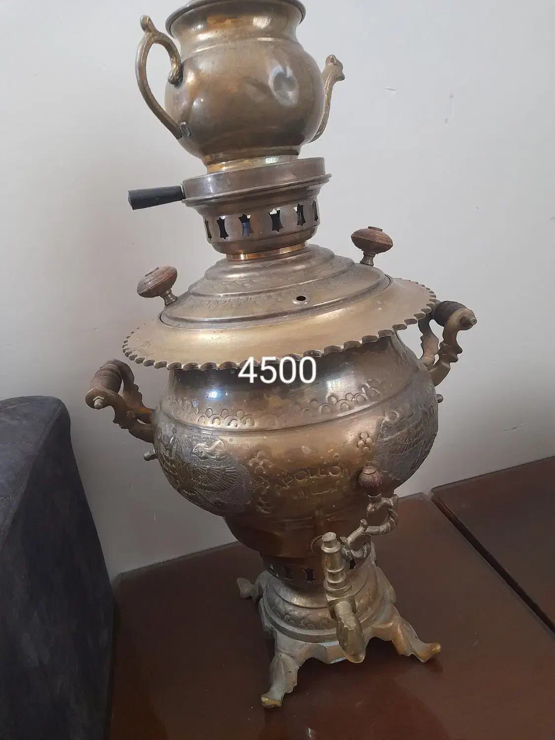 سماوربرنجی اصلااستفاده نشده|سماور، چای‌ساز، قهوه‌ساز|تهران, شکوفه (عبدل آباد)|دیوار