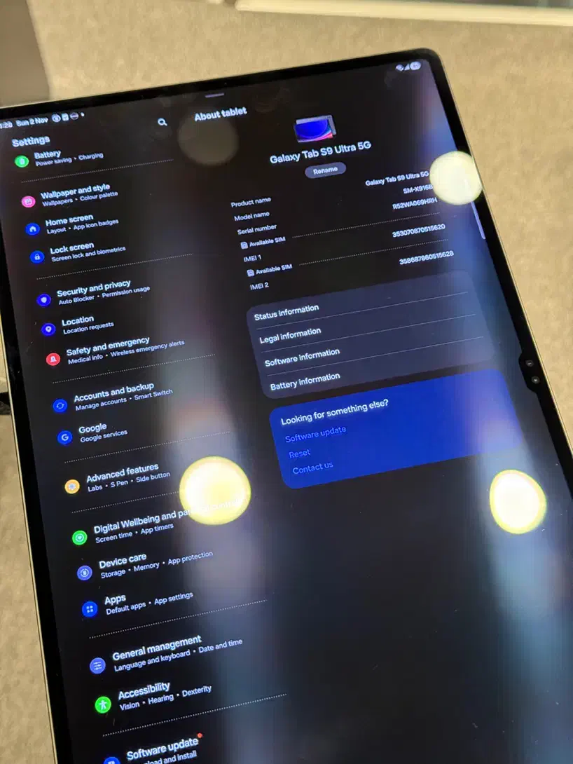 گلکسی تب ای ۹ اولترا Galaxy Tab S9 Ultra 5G|تبلت|تهران, الهیه|دیوار