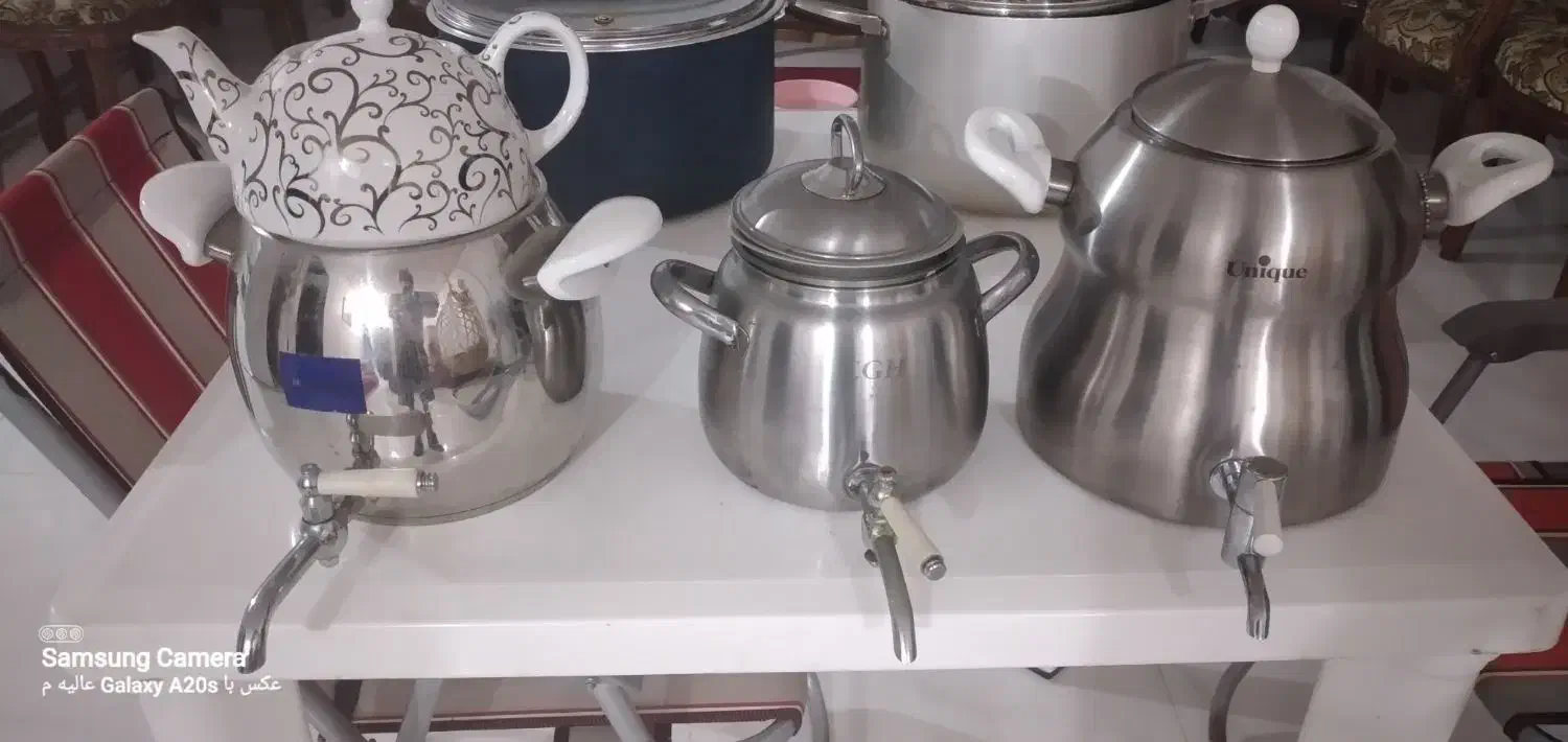 کتری سماوری 3 عدد در حد نو|اجاق گاز و لوازم برقی پخت‌وپز|خمام, |دیوار