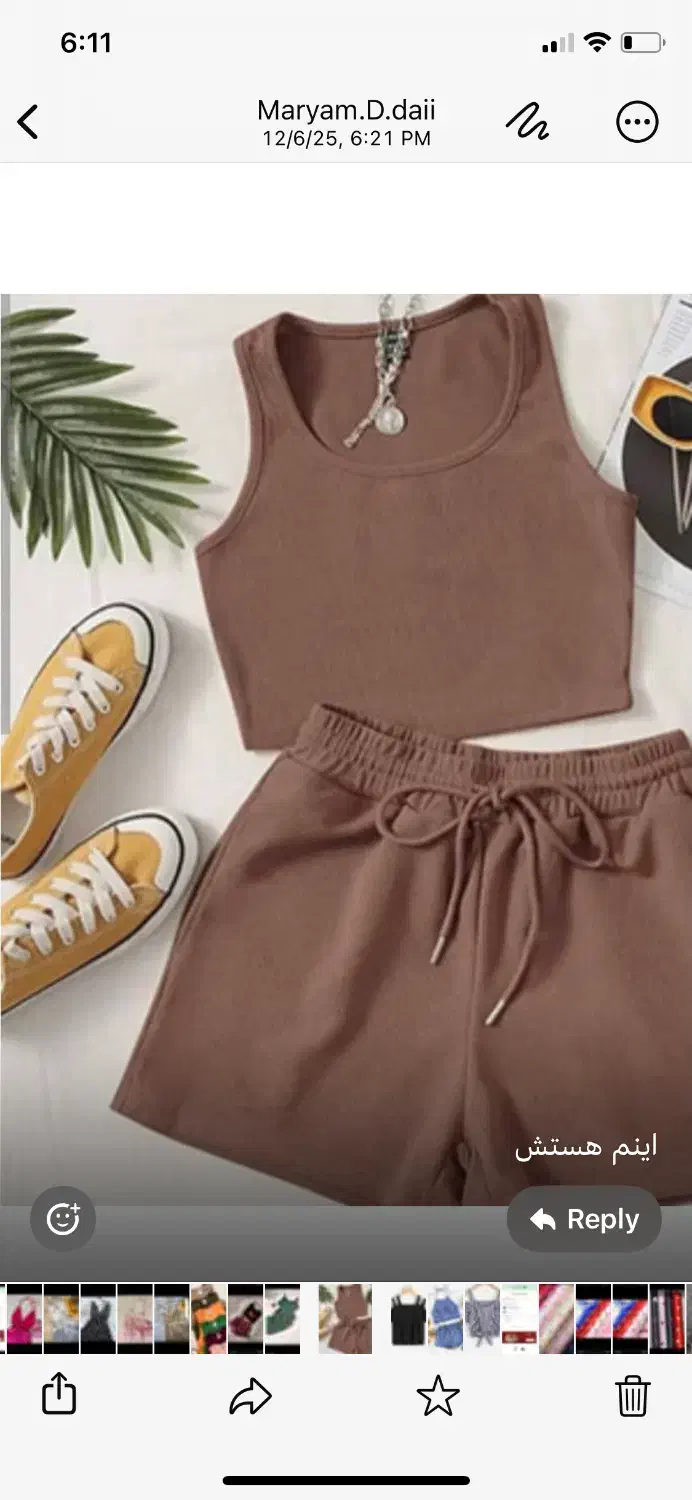 کراپ شورتک ورزشی|لباس|محمدیه-قزوین, |دیوار