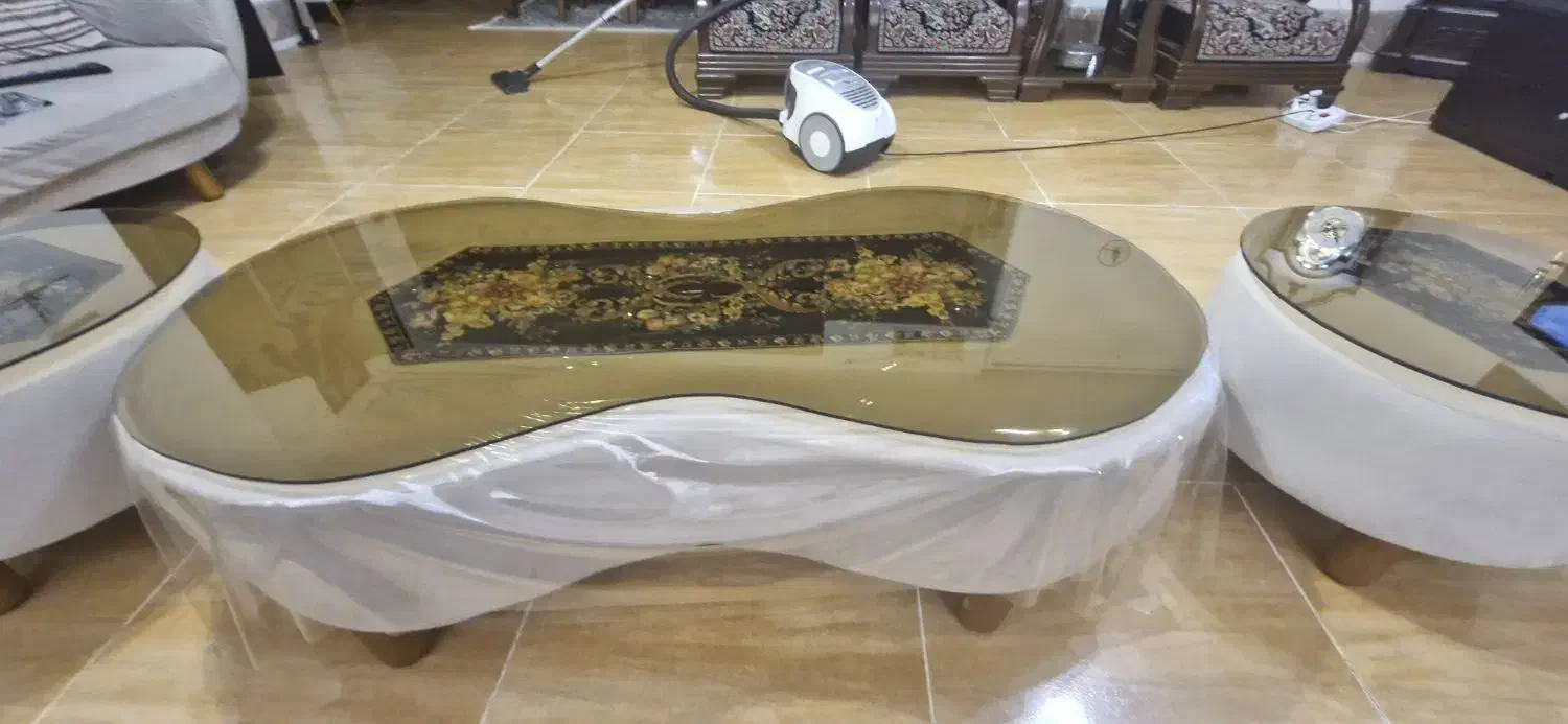 میز جلو مبلی با عسلی|مبلمان خانگی و میز عسلی|کرمان, |دیوار