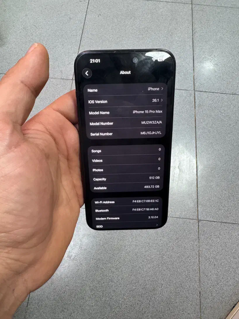 15 max  512 gig با رجیستر|موبایل|اسلام‌شهر, شهرک قائمیه|دیوار