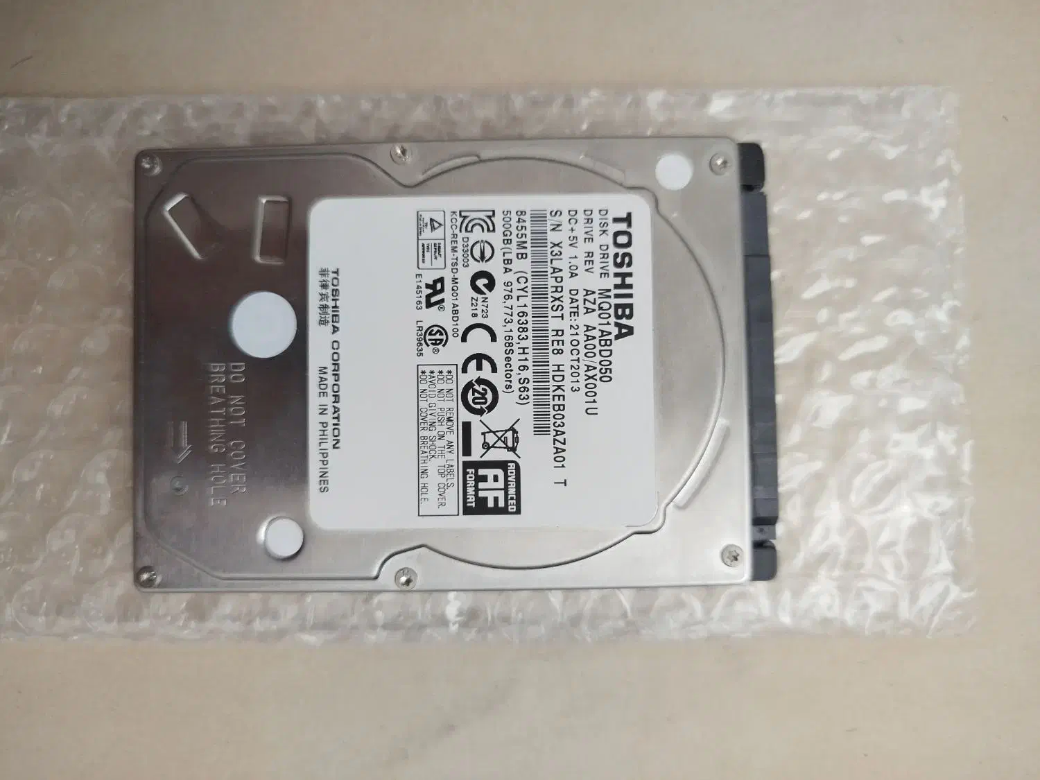 هارد 500 گیگ توشیبا، برای لپتاپ و باکس (نو)|قطعات و لوازم جانبی رایانه|رشت, صفاری|دیوار