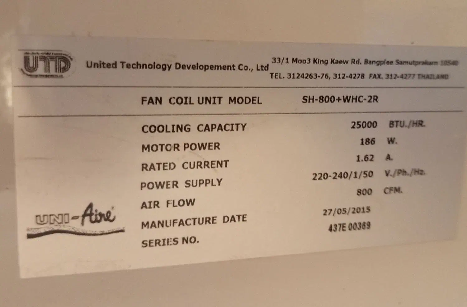 داکت اسپلیت 2 تن تایلندی کویل آبگرم فابریک هم داره|کولر گازی و فن‌کوئل|مشهد, خاتم الانبیا|دیوار
