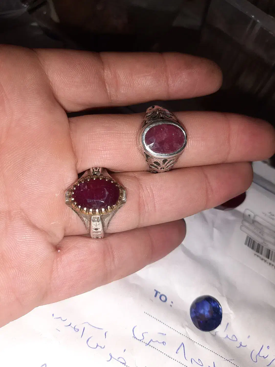 یاقوت سرخ آفریقایی اصل ومعدنی|جواهرات|رشت, منظریه|دیوار