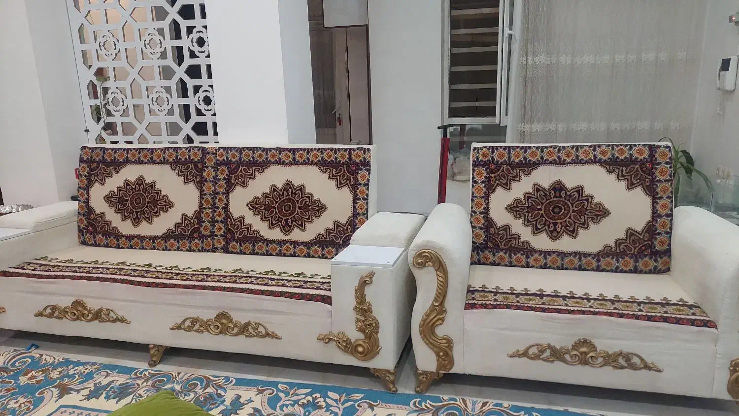 فروش مبل پته12 نفره|مبلمان خانگی و میز عسلی|رفسنجان, |دیوار