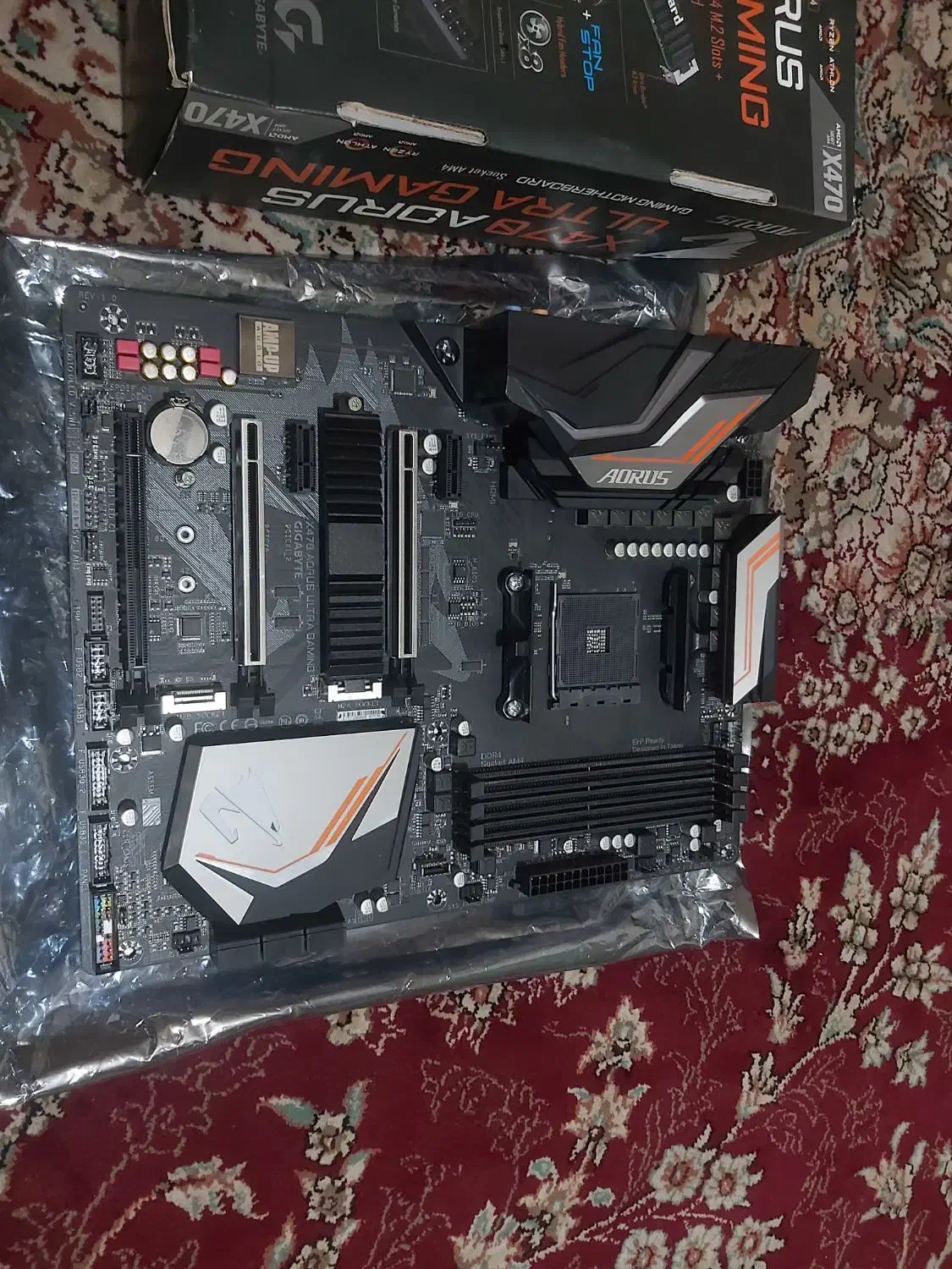 مادربرد گیگابایت مدل X470 AORUS ULTRA GAMING|قطعات و لوازم جانبی رایانه|اهواز, کوی طلاب|دیوار