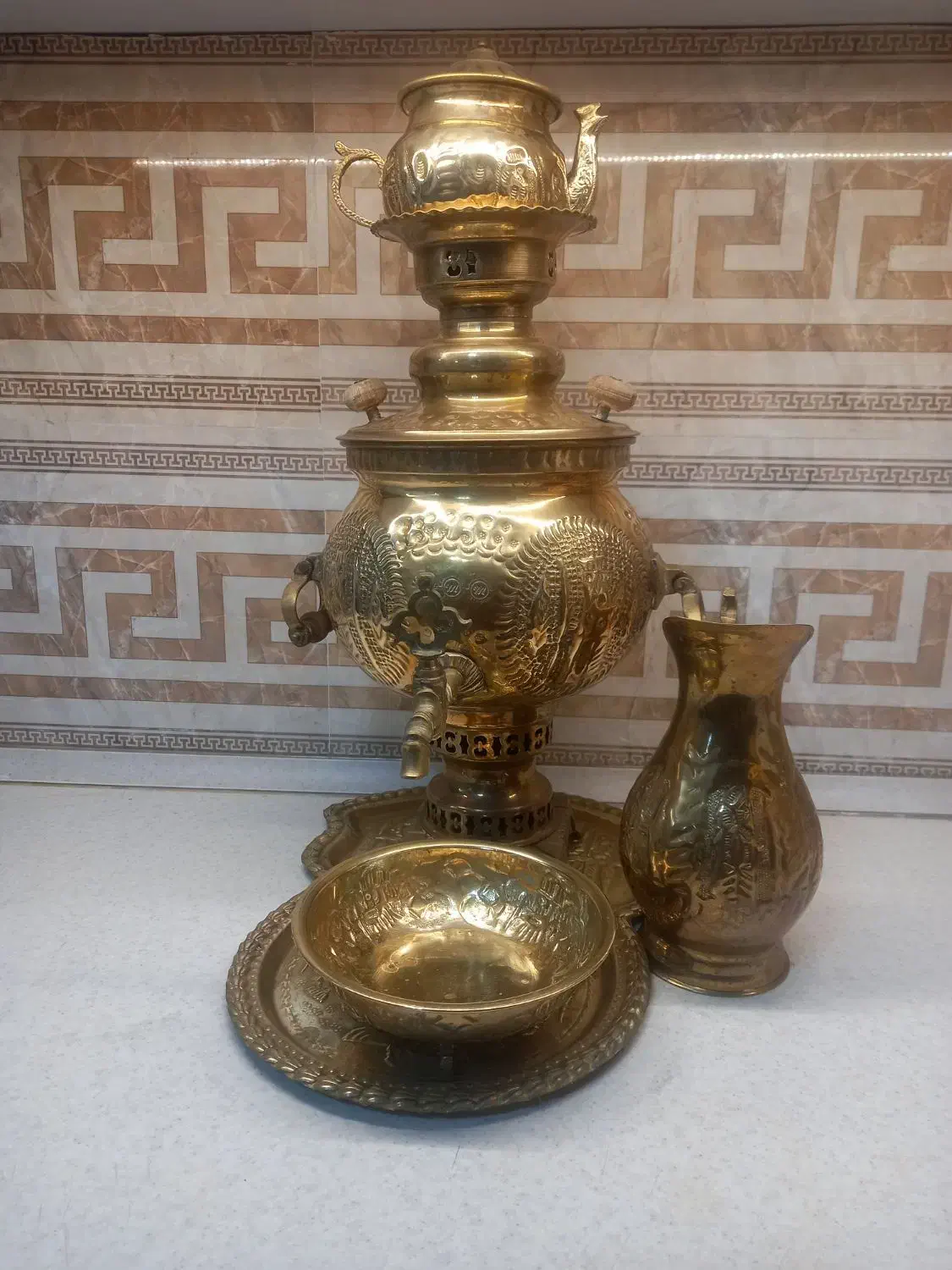 سماور|سماور، چای‌ساز، قهوه‌ساز|تبریز, |دیوار