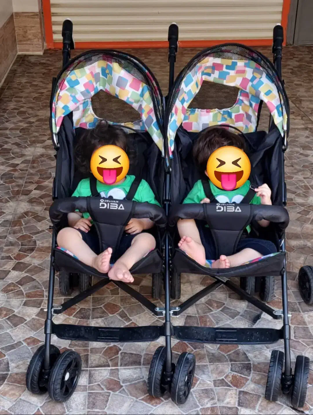 کالسکه دو قلو عصایی|کالسکه و لوازم جانبی|مسجد سلیمان, |دیوار