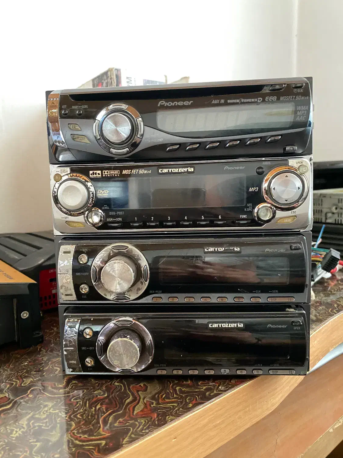 تعدادی پخش و آمپ حرفه ای|قطعات یدکی و لوازم جانبی|آمل, |دیوار