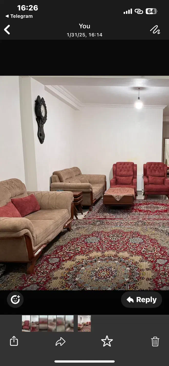 مبل ۹‌نفره|مبلمان خانگی و میز عسلی|بندر گز, |دیوار
