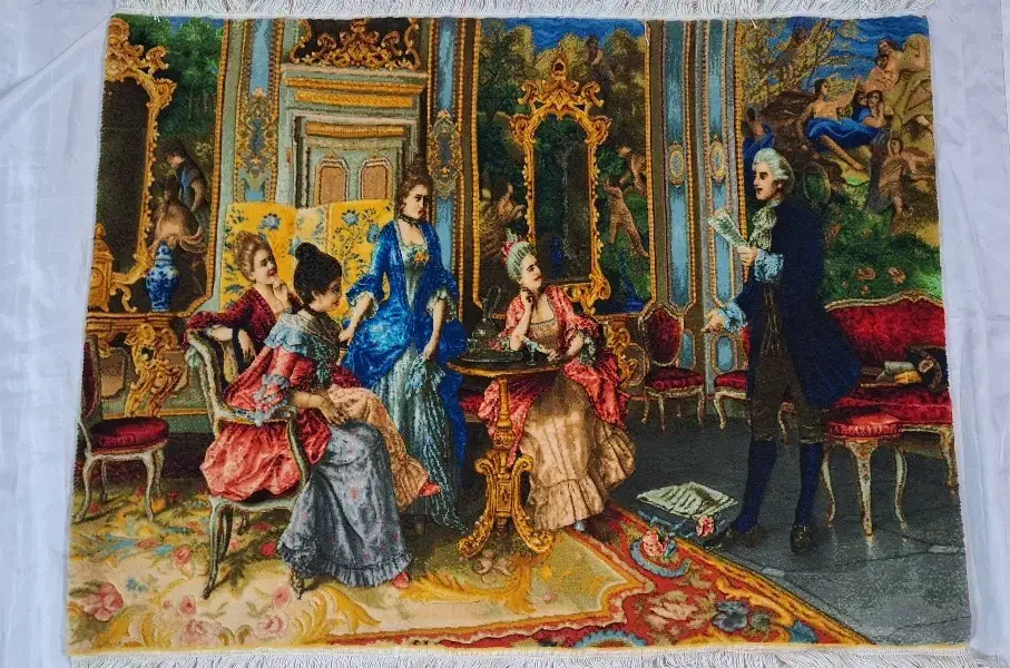 تابلو فرش شاعر جوان دستبافت|تابلو فرش|تهران, مطهری|دیوار