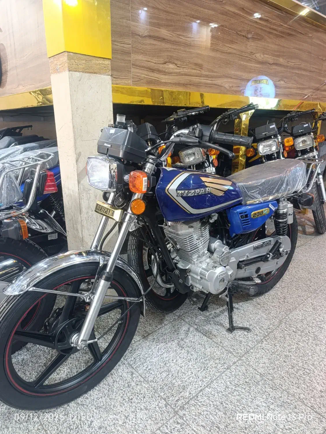 بهپر200مدل98کاربرات/موتوراقساطی/ذاکری|موتورسیکلت|مشهد, جلالیه|دیوار