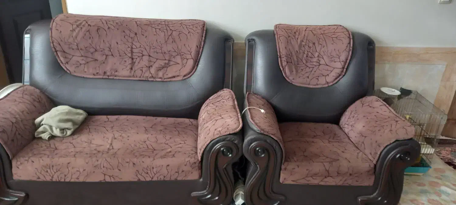 مبل راحتی  ۹نفره|مبلمان خانگی و میز عسلی|گلپایگان, |دیوار