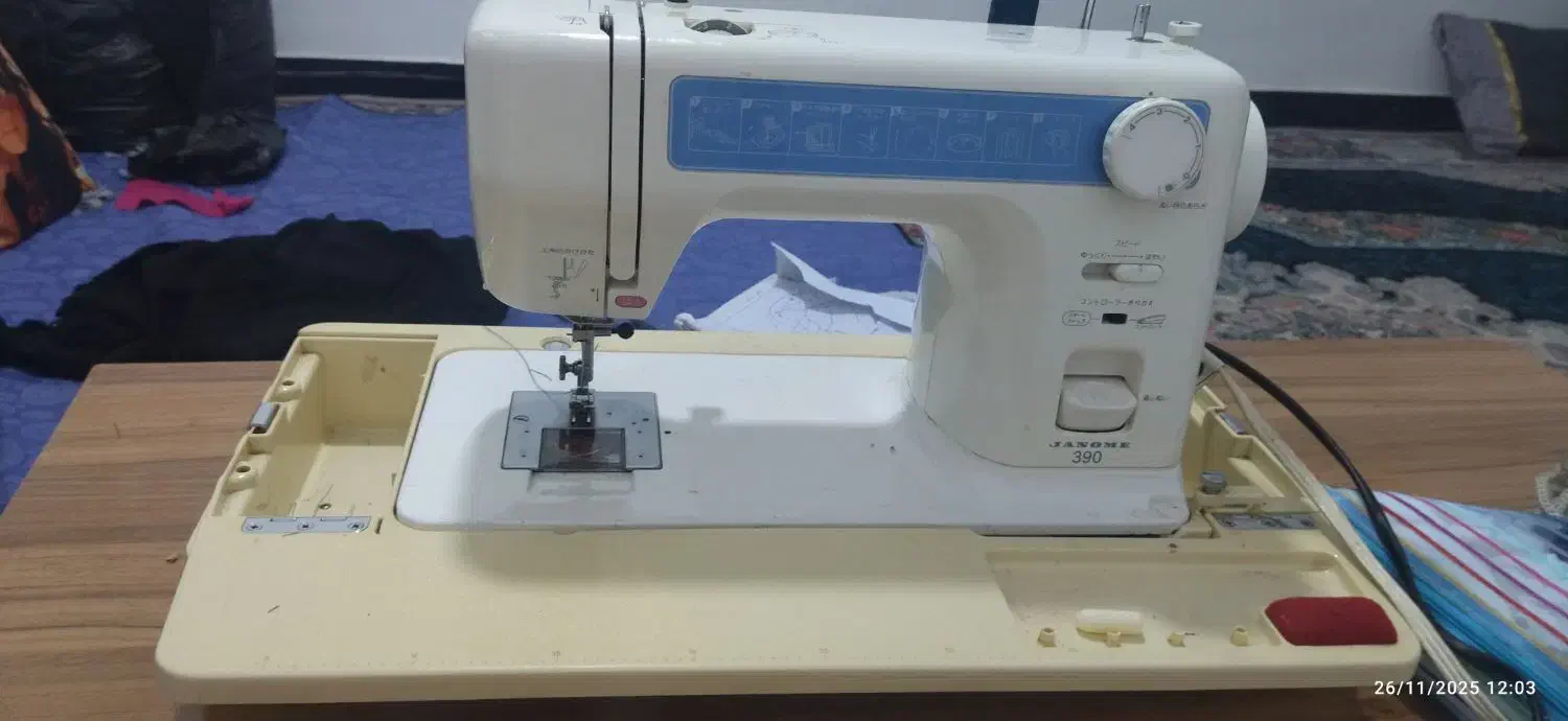 چرخ خیاطی راسته دوز ژانومه|چرخ خیاطی و ریسندگی|بندر ماهشهر, |دیوار