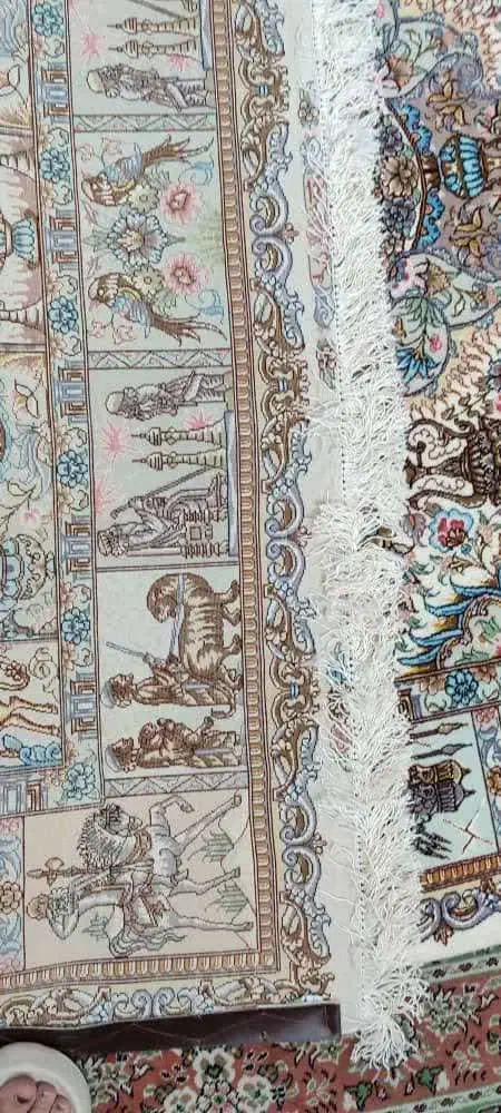 قالیچه ابریشم نامی تبریز|فرش|مشهد, فردوسی|دیوار