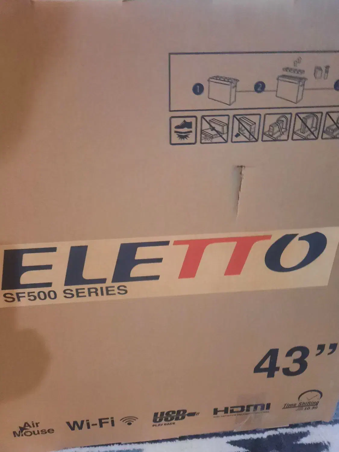 تلوزیون الیتتو ۴۳ اینچ|تلویزیون و پروژکتور|اصفهان, عسگریه|دیوار