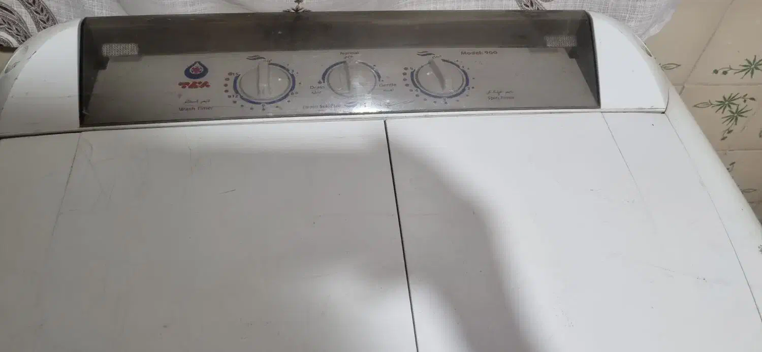 ماشین لباسشویی دوقلو در حد نو|ماشین لباسشویی و خشککن لباس|تربتحیدریه, ده پائین|دیوار