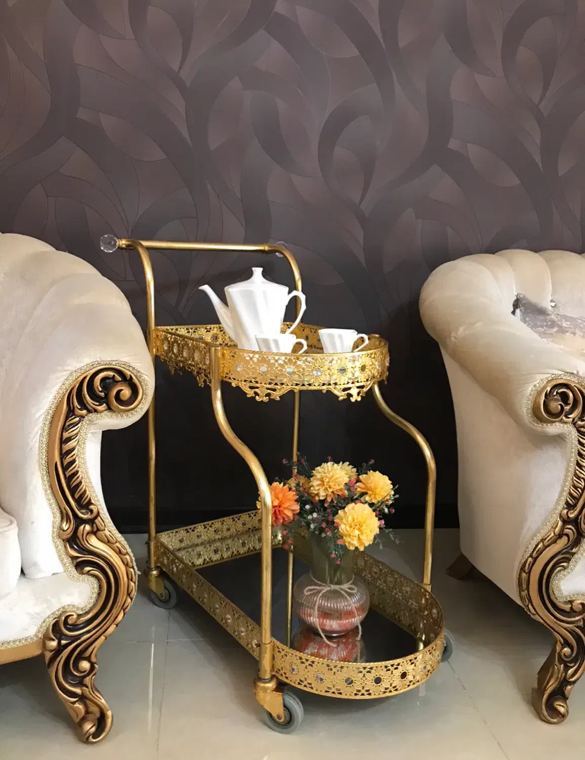 میز بار دو طبقه|مبلمان خانگی و میز عسلی|کیش, |دیوار