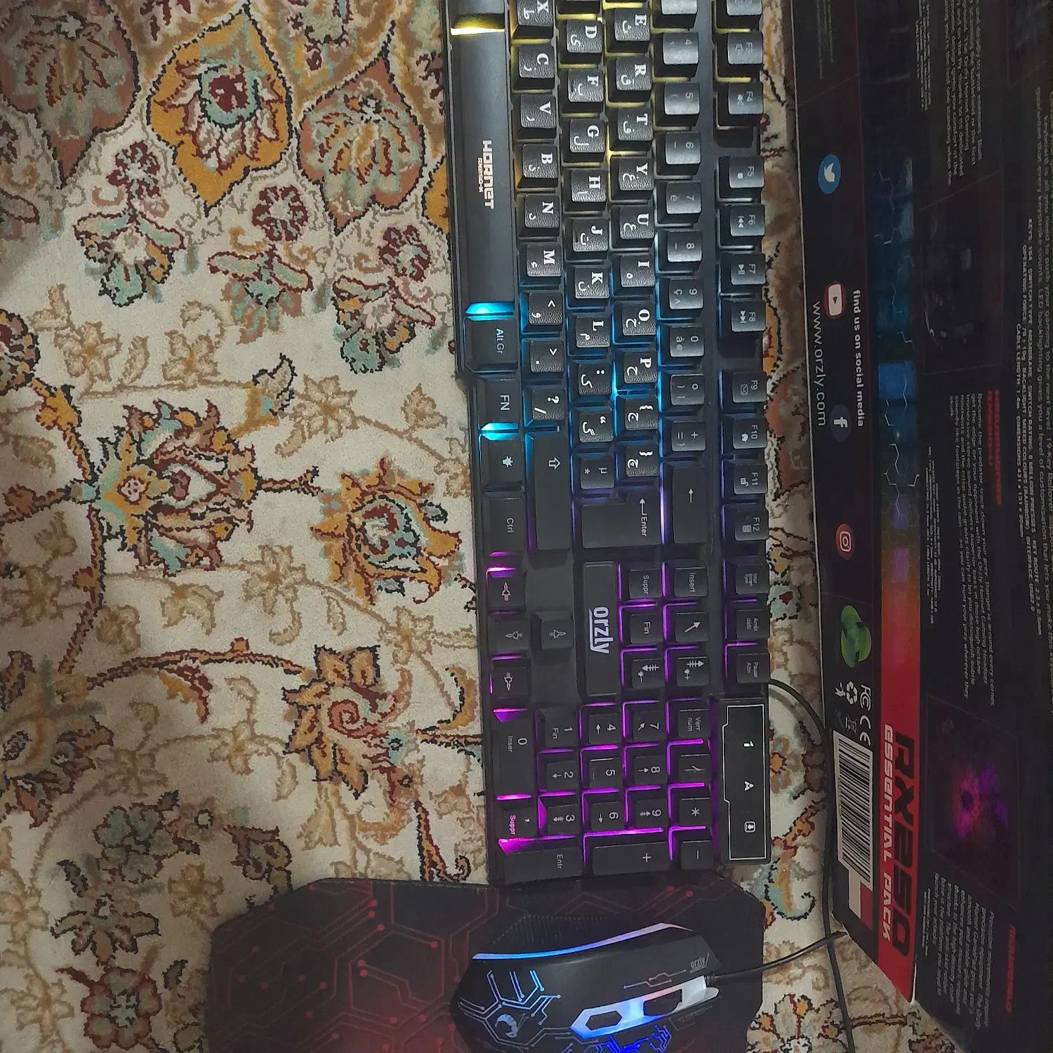 ست گیمینگ اورزلی فروش فوری|قطعات و لوازم جانبی رایانه|تربت‌حیدریه, قائم|دیوار