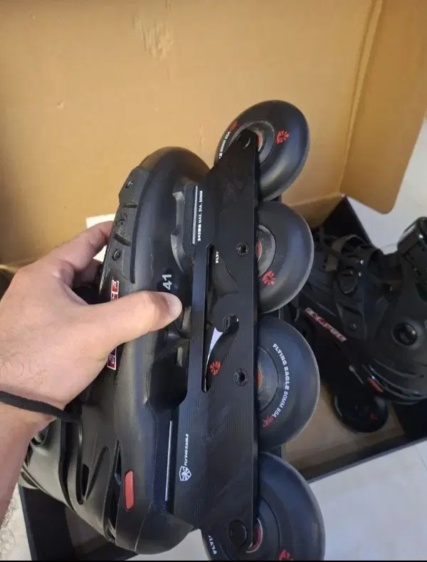 اسکیت سایز ۴۱ فلایینگ ایگل Flying Eagle مشکی F5S|دوچرخه، اسکیت، اسکوتر|تهران, میدان ولیعصر|دیوار