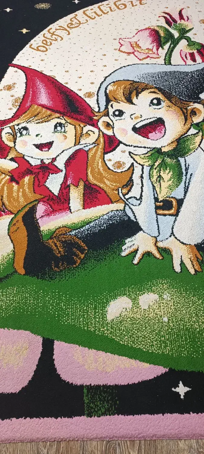 گلیم فرش اتاق کودک|گلیم، جاجیم، گبه|خان ببین, |دیوار