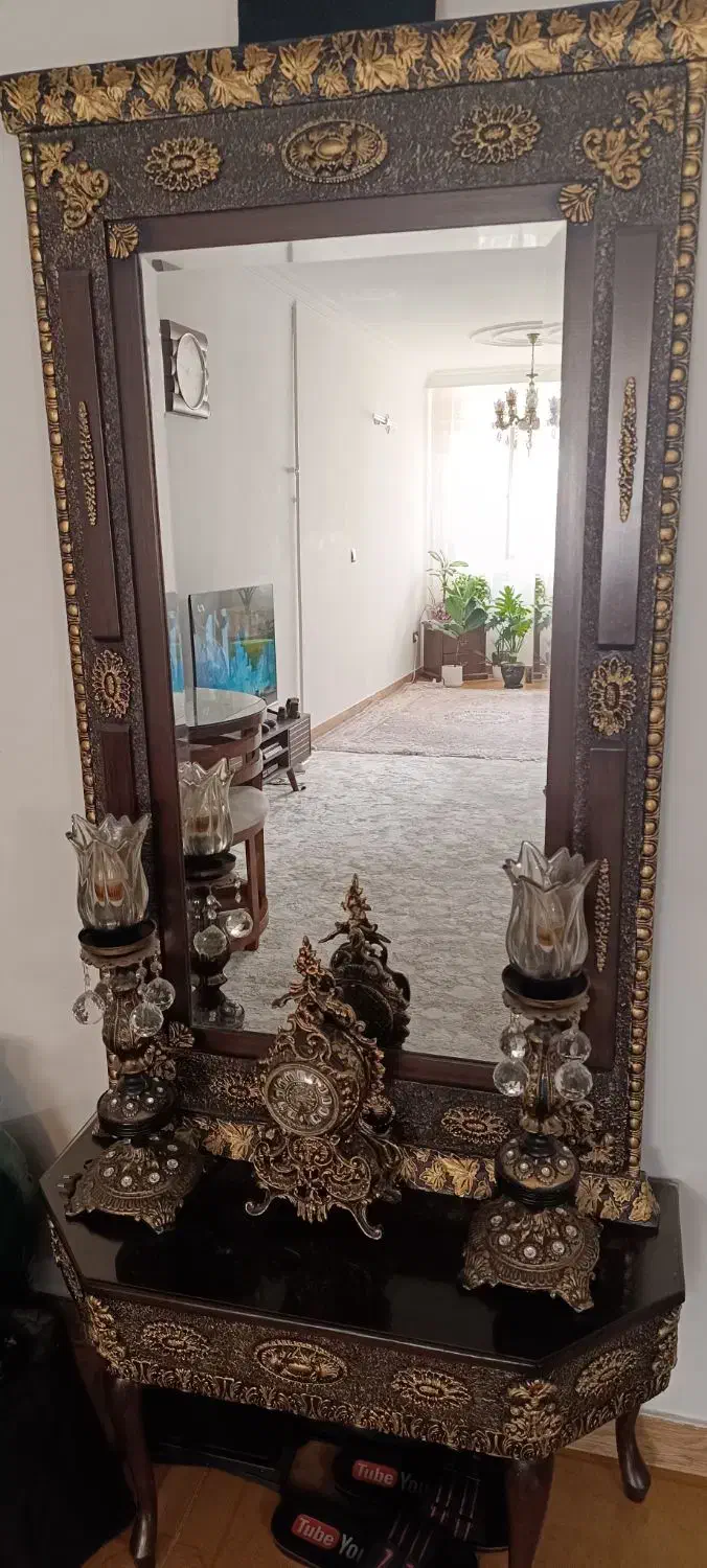 آینه و شمعدان|بوفه، ویترین، کنسول|تهران, اوقاف|دیوار