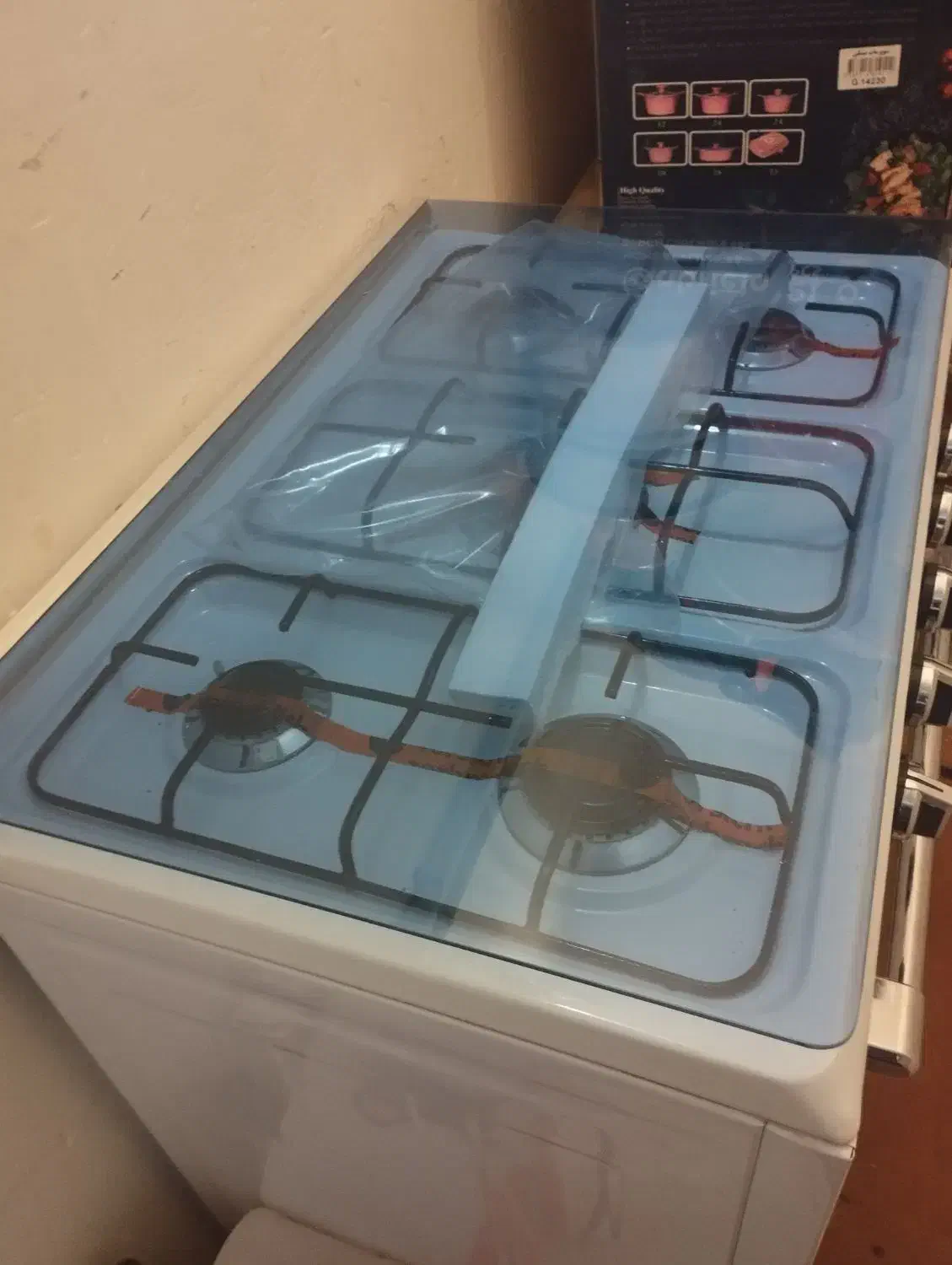 اجاق گاز پنج شعله طرح فر نونو|اجاق گاز و لوازم برقی پختوپز|گلپایگان, |دیوار