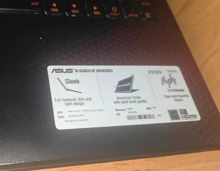 لپ تاپ k550v|رایانه همراه|همدان, |دیوار