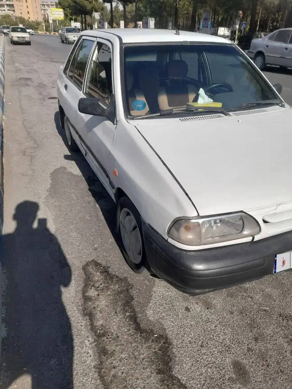 پراید ۸۷ سفید تمیز|خودرو سواری و وانت|فولادشهر, سایت صنعتی کاوه|دیوار