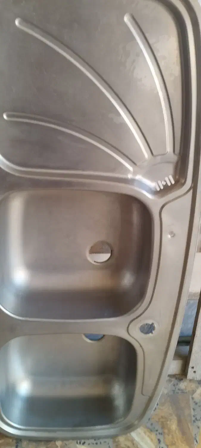 سینگ ظرفشویی دولنگه گودتوکارتمیزسالم زیر|مصالح و تجهیزات ساختمان|رشت, امین الضرب|دیوار