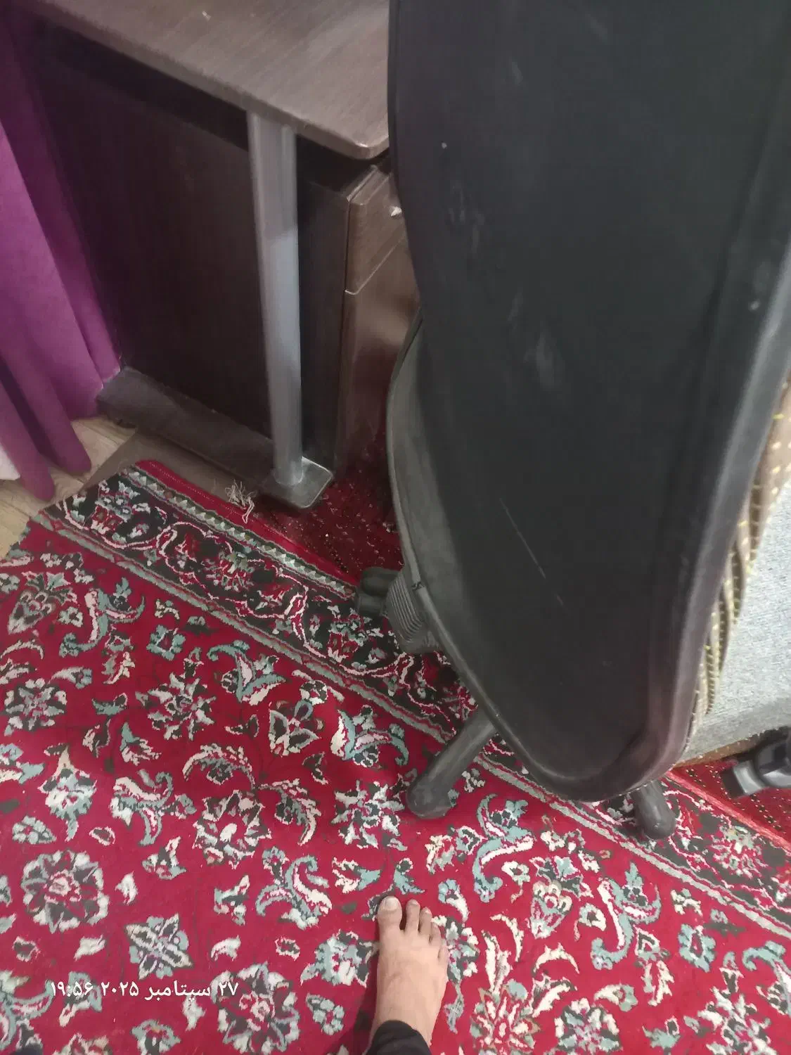 میزکامپیوتروصندلی چرخ دار|میز تحریر و کامپیوتر|سمنان, |دیوار