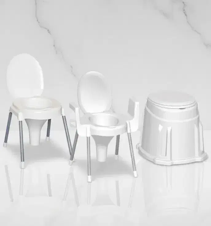 توالت فرنگی چهار پایه /صندلی/دسته دار|لوازم سرویس بهداشتی|تبریز, |دیوار