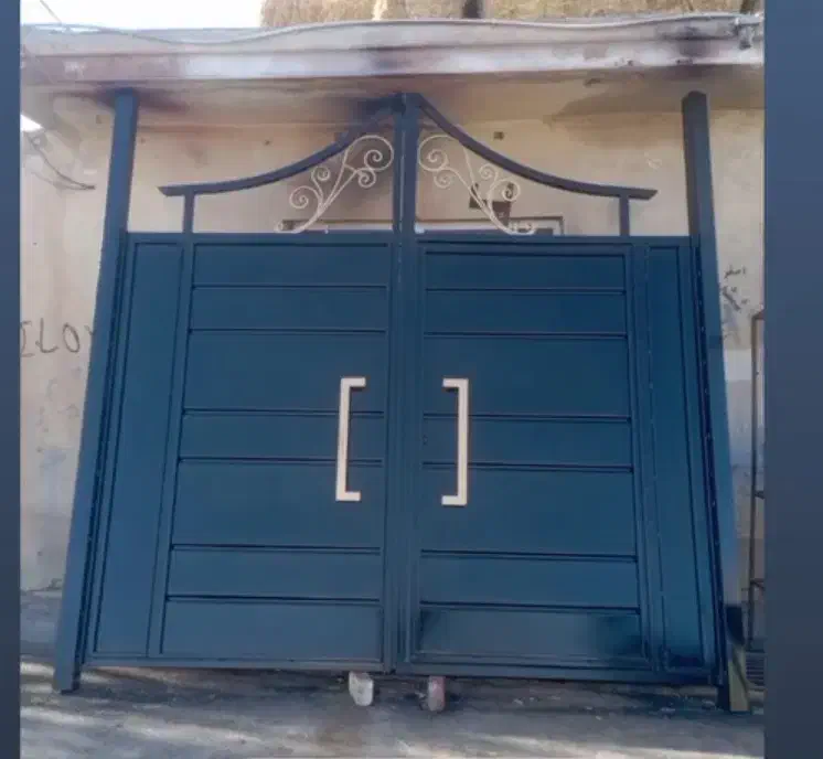 دروازه آهنی با چک تا 6 ماهه|مصالح و تجهیزات ساختمان|بزینه رود, |دیوار