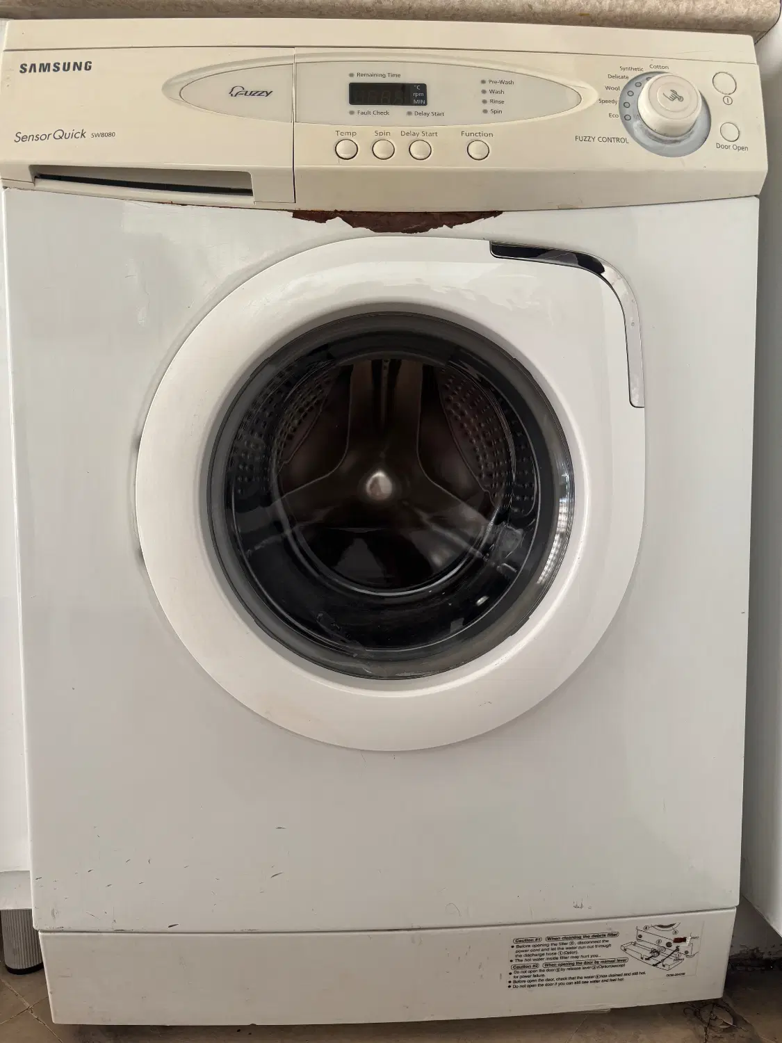 ماشین لباسشویی سامسونگ SensorQuick SW8080|ماشین لباسشویی و خشککن لباس|تهران, شهرک غرب|دیوار