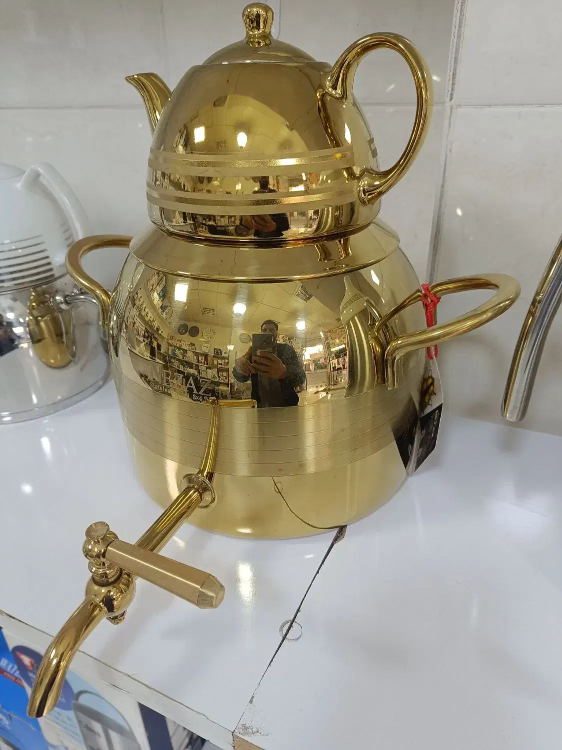 کتری قوری نزاز|قوری، کتری، قهوهساز دستی|مشکیندشت, |دیوار