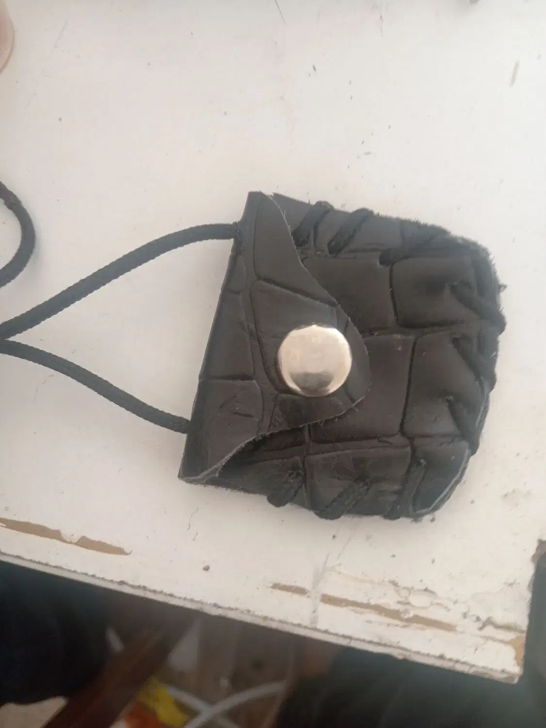 گردن اویز دعاووان بکادچرمی ودستبند|صنایع دستی و سایر لوازم تزئینی|اردبیل, |دیوار