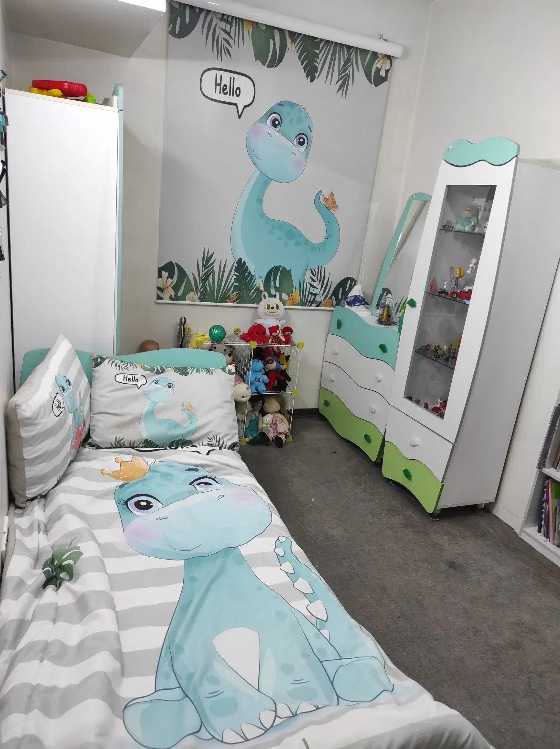 سرویس خواب نوجوان تخت کمد لباس واسباب بازی و دراور|تخت و سرویس خواب|ری, ملکآباد|دیوار