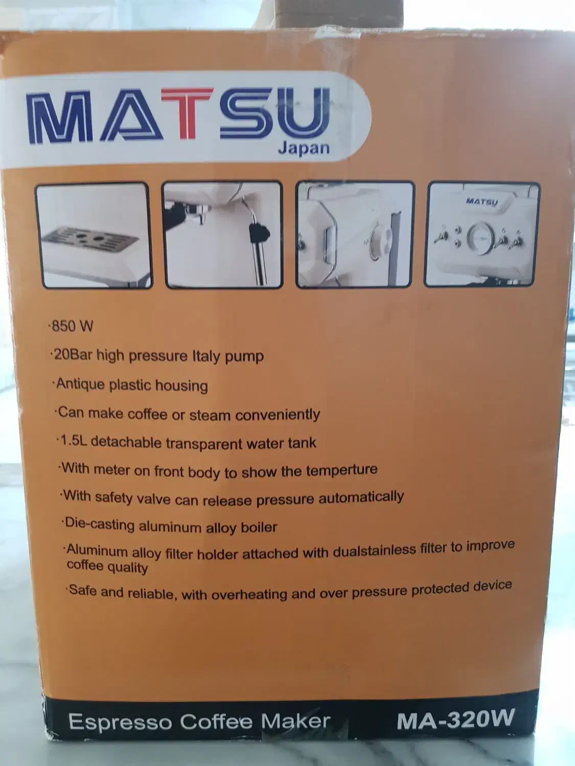 اسپرسو ساز ماتسو|سماور، چای‌ساز، قهوه‌ساز|شاهین‌شهر, فردوسی|دیوار