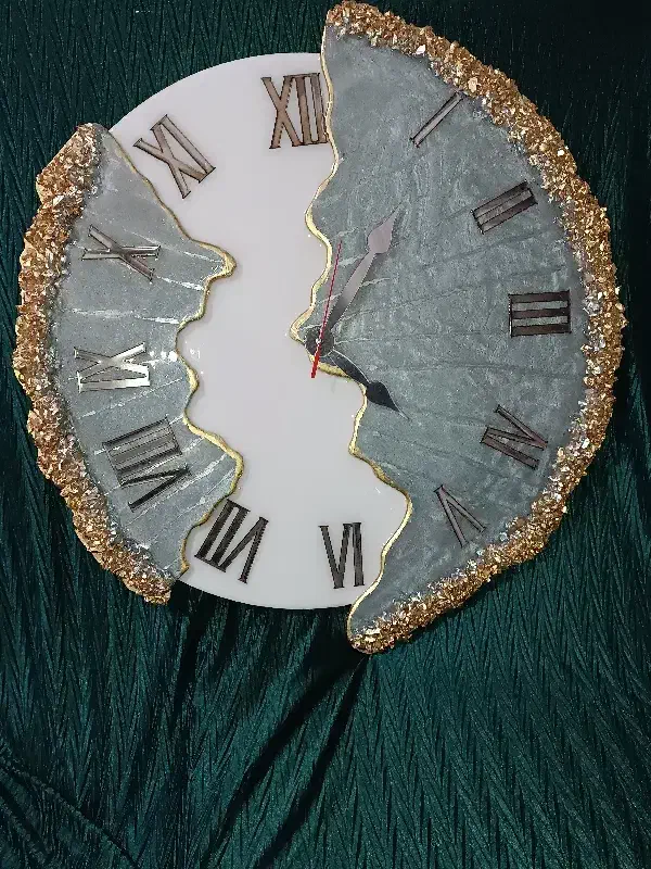 ساعت دیواری رزینی|ساعت دیواری و تزئینی|تبریز, |دیوار