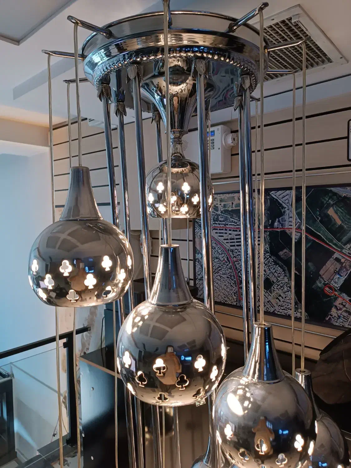 آباژور نقره ای|چراغ خواب و آباژور|سقز, |دیوار