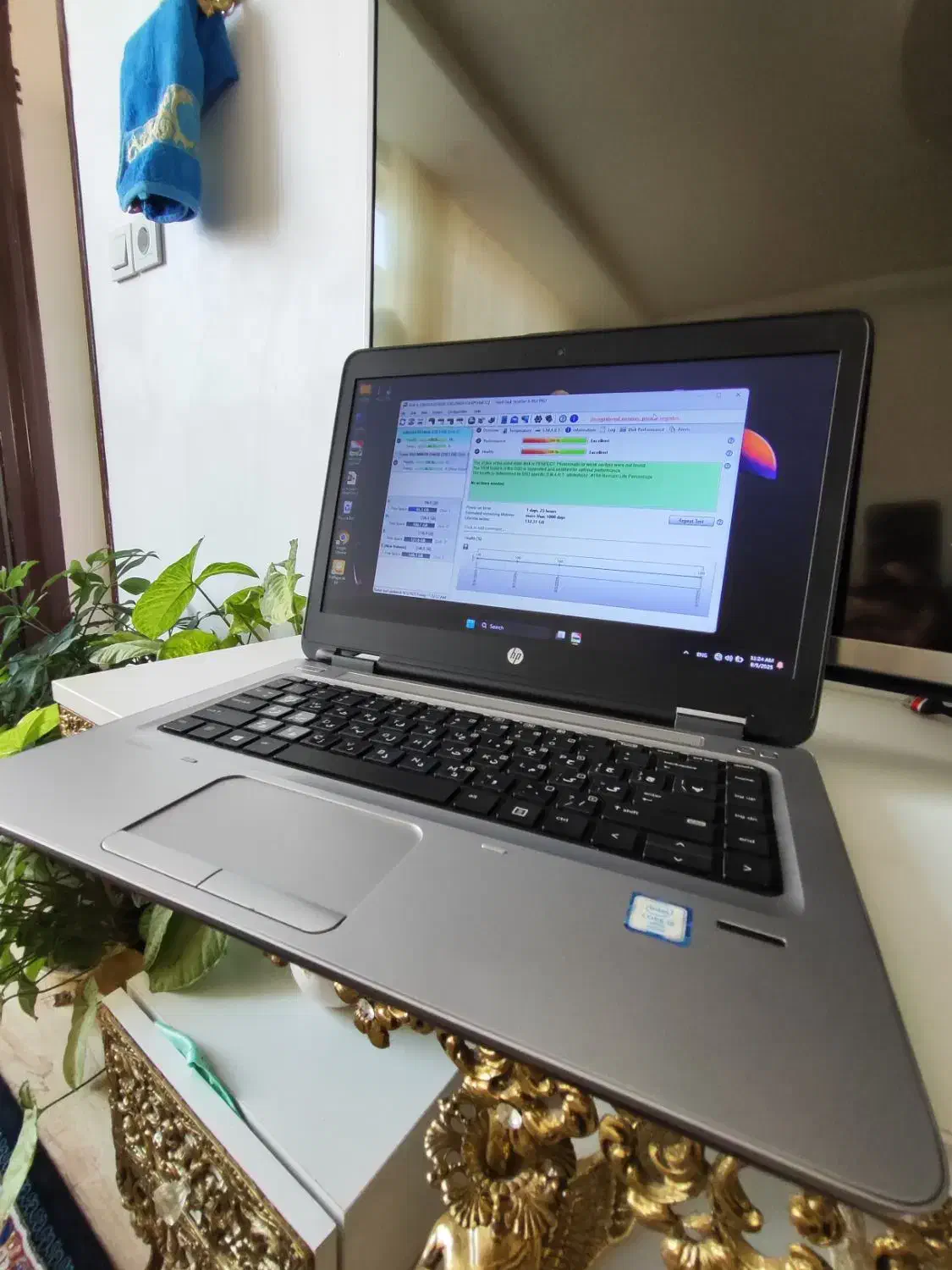 لپتاپ HP سالم ، زیبا و قوی با دوعدد هارد SSD ۲۵۶|رایانه همراه|ملایر, |دیوار