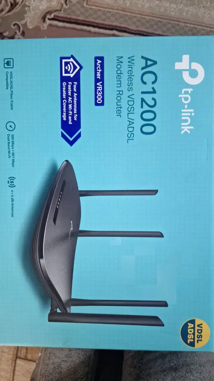 مودم روتر tp-link Archer vr300|مودم و تجهیزات شبکه|شیراز, جانبازان|دیوار