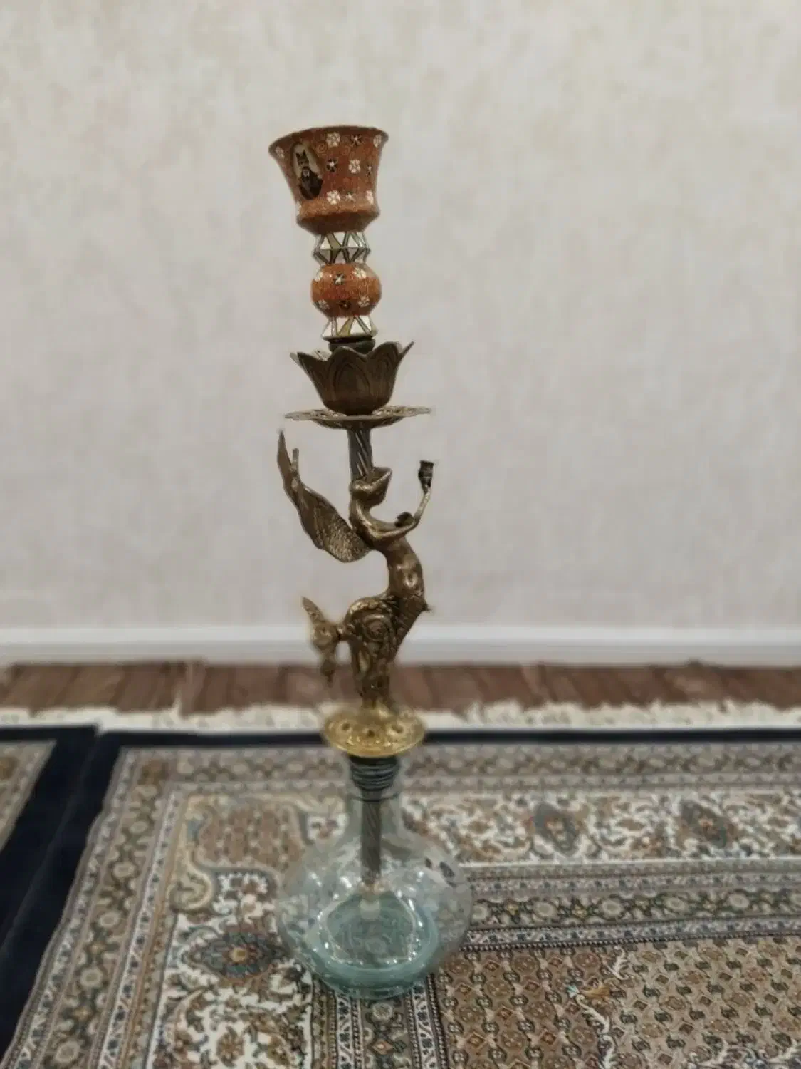 قلیان برنجی|کلکسیون اشیاء عتیقه|اردبیل, |دیوار