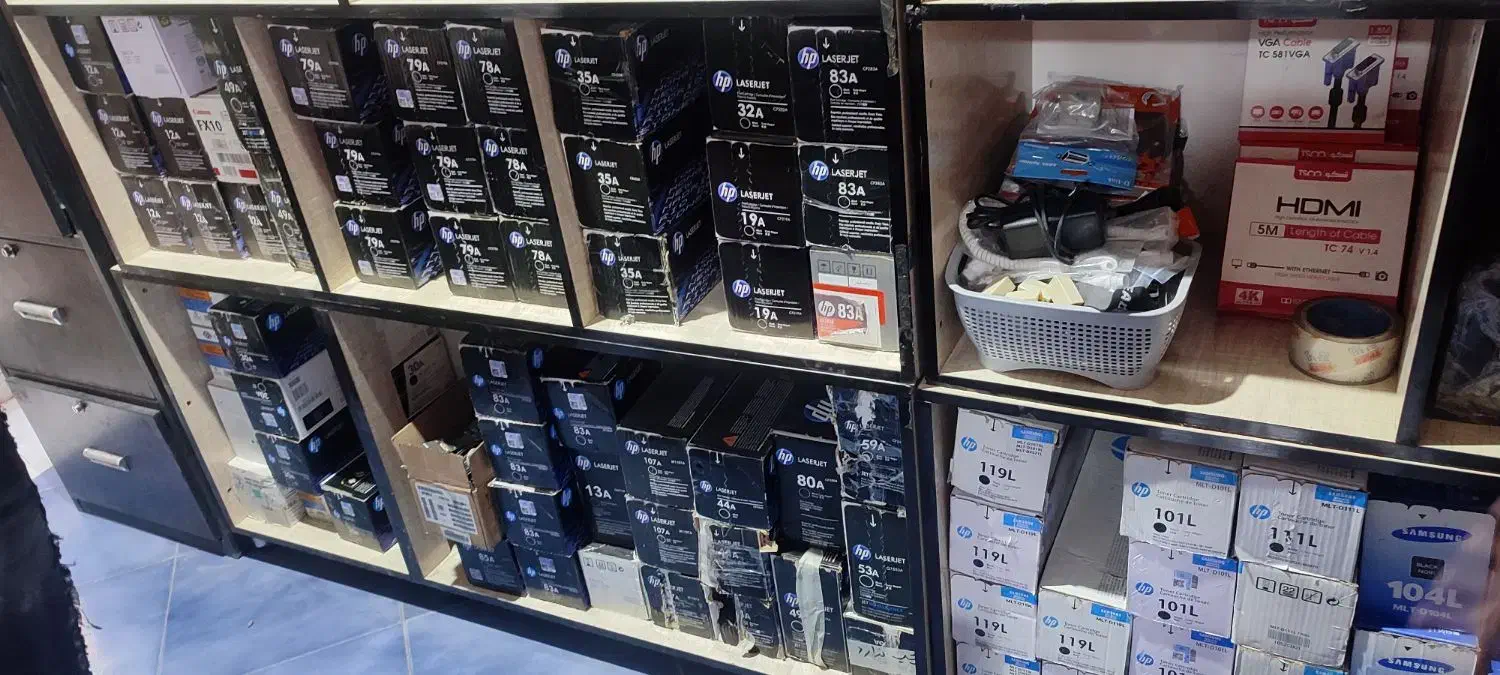 فروش انواع کارتریج HP و Canon|پرینتر، اسکنر، کپی، فکس|تربت‌حیدریه, اندیشه|دیوار